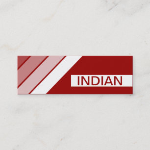 retroINDIENS FODER Mini Visitkort