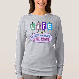 Retroinspirerad, livsvänlig design på kvinnors skj t shirt