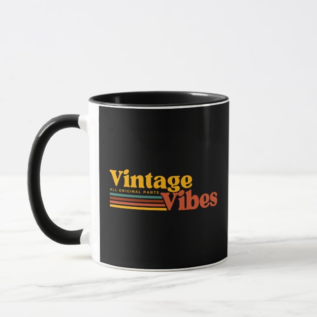 RETROKÄNSLA Äkta originaldelar Mugg (Vänster)