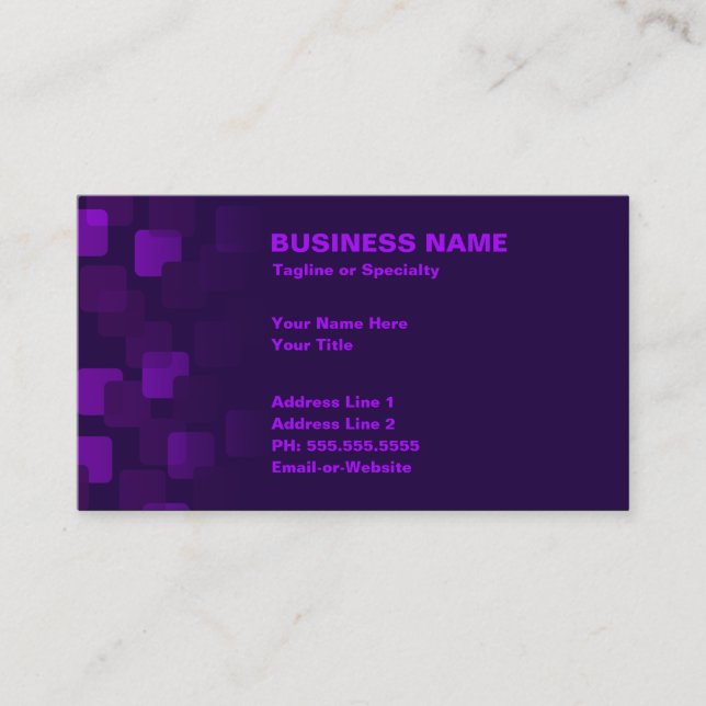 retrokaskader visitkort (Framsida)