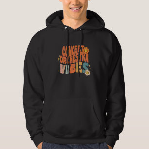 Retrokonsertorkesterstämningar Lärare Kvinnor Barn Hoodie