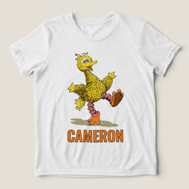 Retrokonst Stor Fågel T Shirt (Design Framsida)
