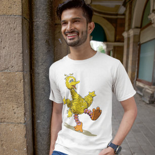 Retrokonst Stor fågel Tee