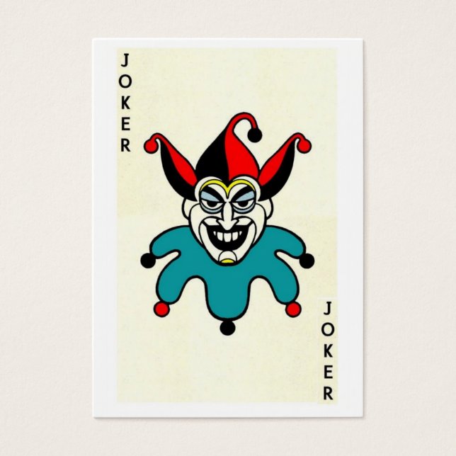 Retrokort Visitkort (Framsidan)