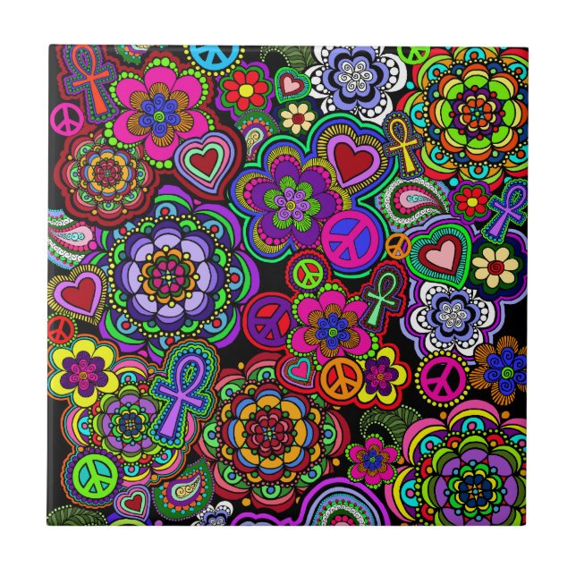 Retromania 2 belägger med tegel kakelplatta (Framsidan)