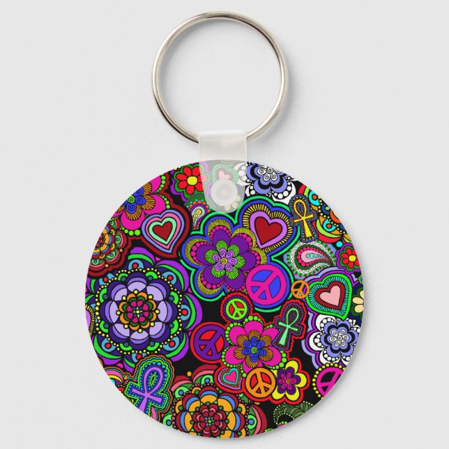 Retromania 2-nyckelkedja nyckelring (Framsida)