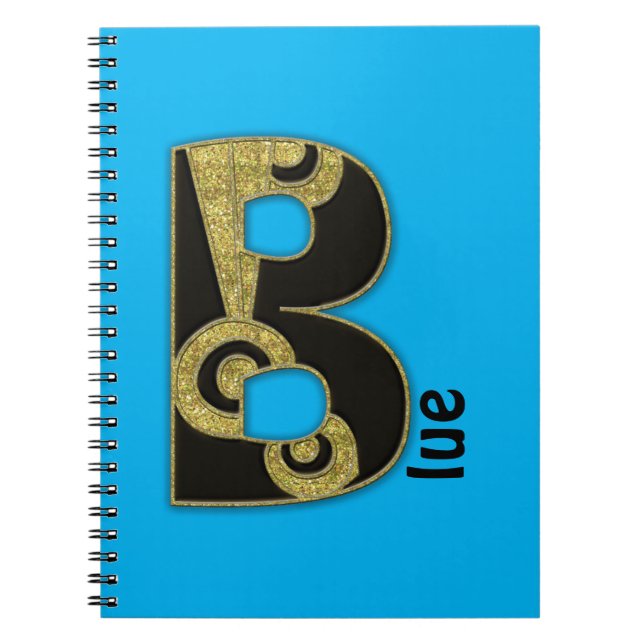 retromonogram - B Anteckningsbok Med Spiral (Framsidan)