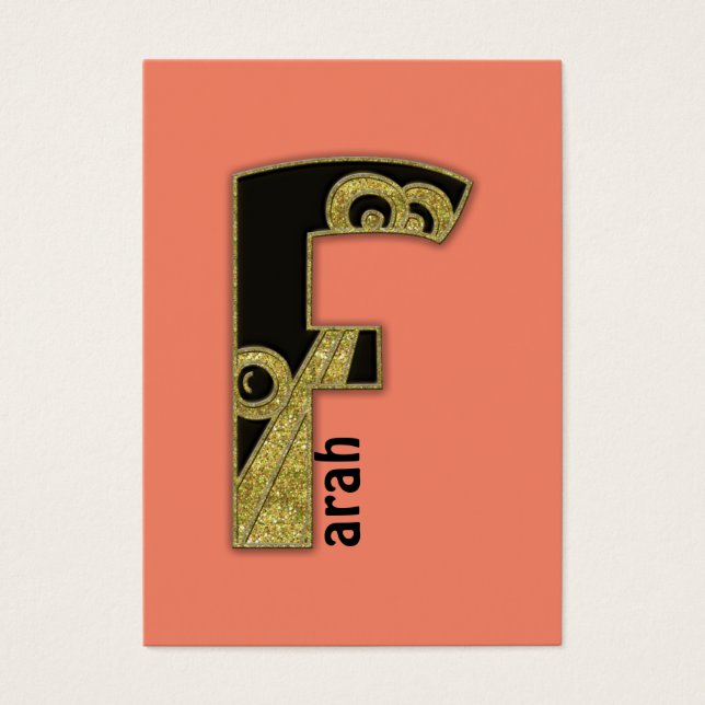 retromonogram - F Visitkort (Framsidan)