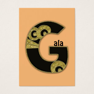retromonogram - G Visitkort