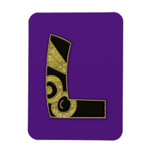 retromonogram - L Magnet