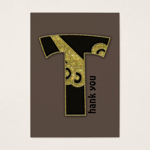 retromonogram - T Visitkort