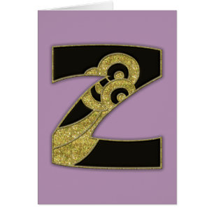 retromonogram - Z Hälsningskort