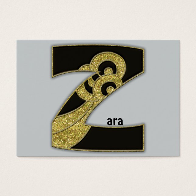 retromonogram - Z Visitkort (Framsidan)