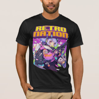 Retronation - Gamer-flicka T Shirt