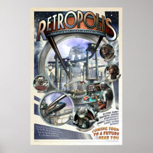 Retropolis affisch (20x30")