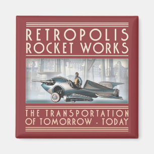 Retropolis raketarbeten kvadrerar magneten magnet