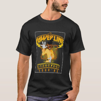 retropowerline-tecknad-rundtur klassiskt t shirt