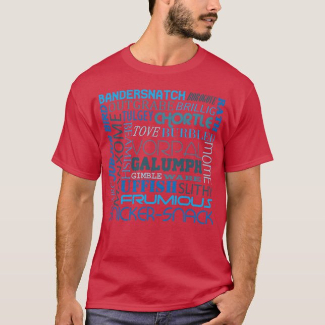 Retropresent Ord som Myntats T Shirt (Framsida)