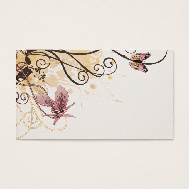 Retroprofilkort Visitkort (Framsidan)