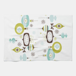 Retroprydnadsföremål, Mid Century-köket Kökshandduk