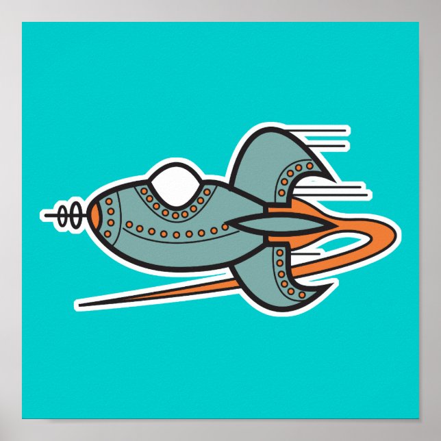 retroraketer poster (Framsidan)