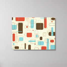 Retrorektanglar Canvastryck