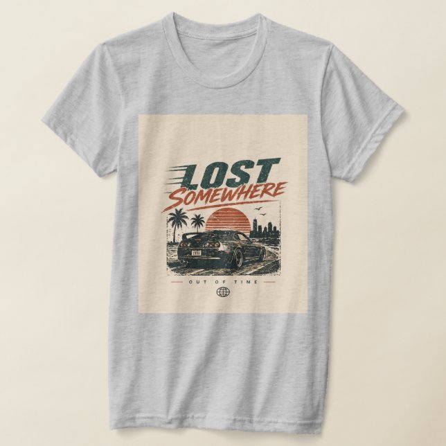 retros design t shirt (Laydown)