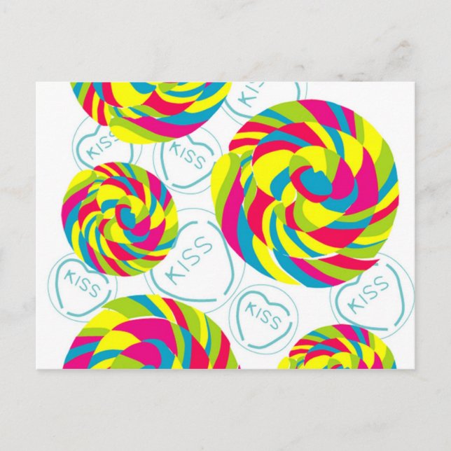 retrosötsaker vykort (Framsida)