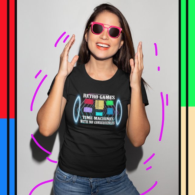 Retrospel är som Maskiner - videospel T Shirt (Skapare uppladdad)