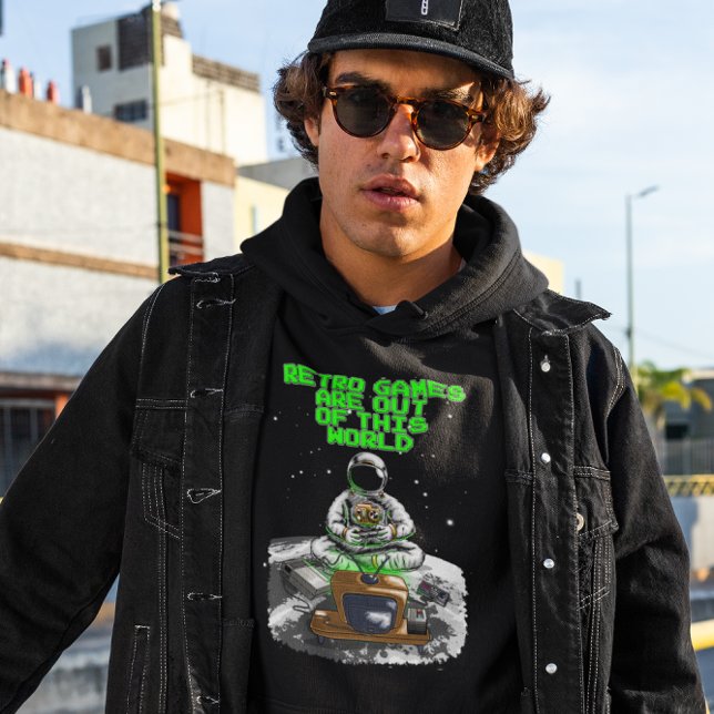 Retrospel är ute ur världen - videospel hoodie (Skapare uppladdad)