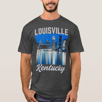 RetroStyle Louisville Kentucky Downtown Ohiofloden T Shirt