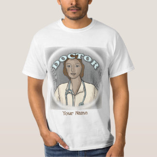 Retrosvart hona doktor t shirt