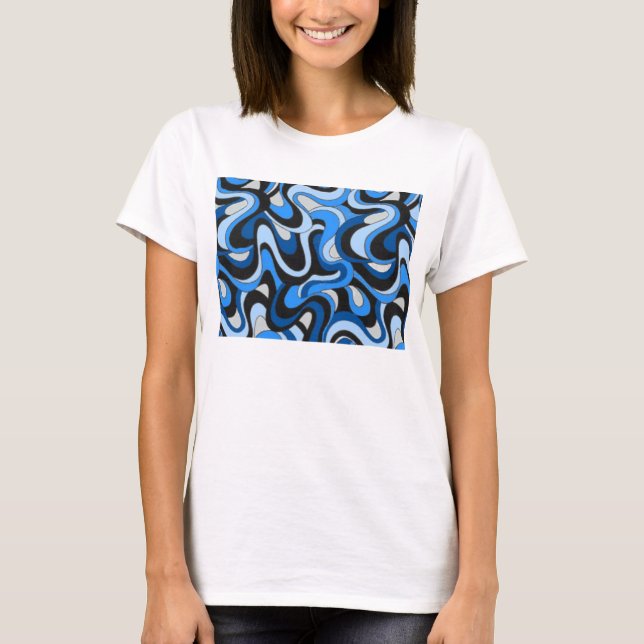 retroswirlsprint tee shirt (Framsida)