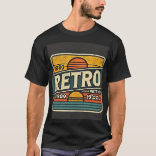retrot-shirt, vintage T, 80-talets estetik, 90-sek T Shirt
