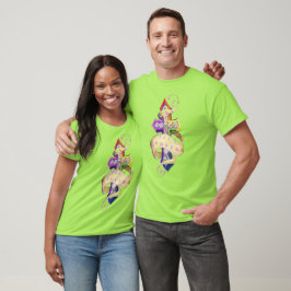 Retrotatuering kor och foenixdesign - Gay kärlek T Shirt