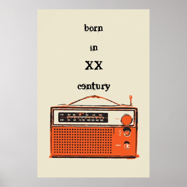 retrotransistorradio poster (Framsidan)