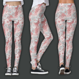 Retrotryck | Akvarellblomma Leggings