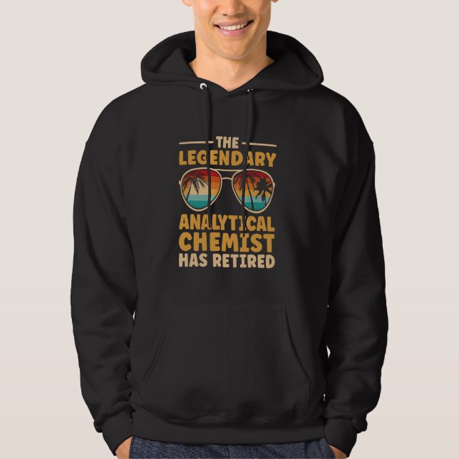 Retrött analytiker Pension Hoodie (Framsida)