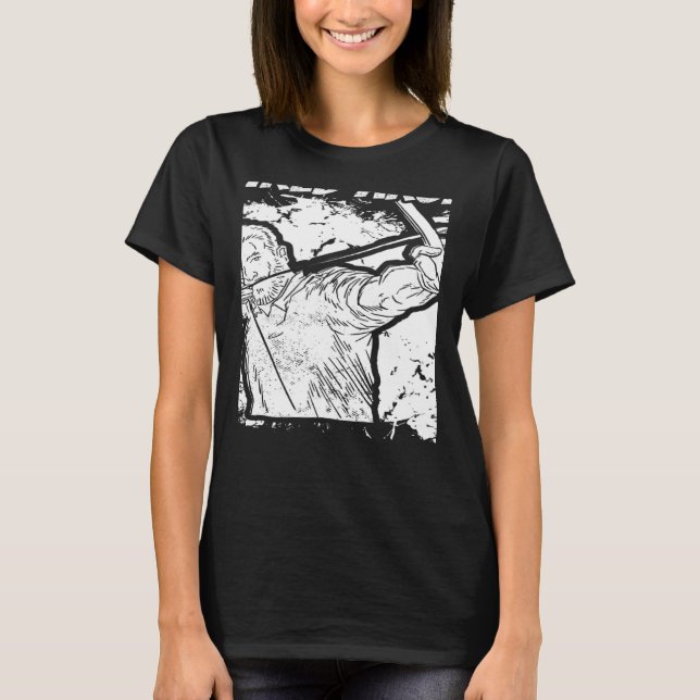 Retrött Archer Bowman Bow Archer Archery Granddad T Shirt (Framsida)