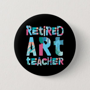 Retrött Art Teacher Knapp