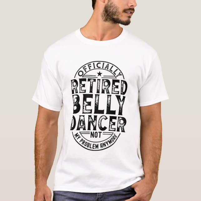Retrött Belly Dancer T Shirt (Framsida)