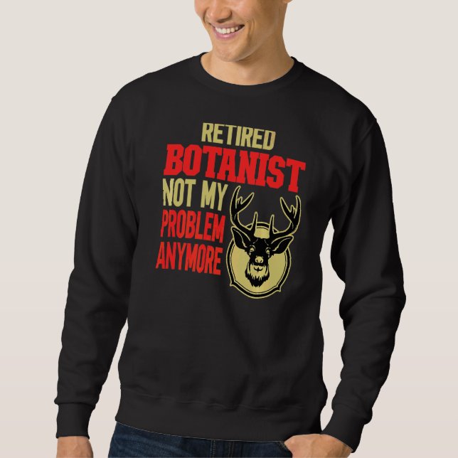 Retrött Botanist Hjort Hunting Lång Ärmad Tröja (Framsida)