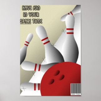 Retrött Bowlin' Poster
