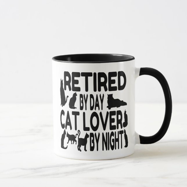 Retrött Cat Lover Mugg (Höger)