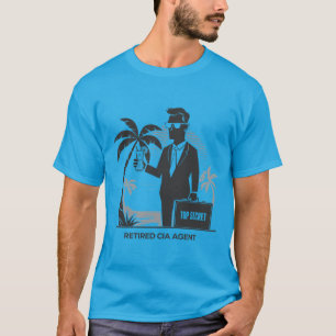 Retrött CIA Agent T Shirt