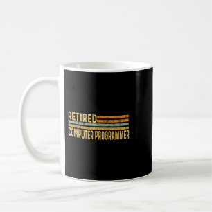 Retrött Computer Programmer Distress Pension Kaffemugg