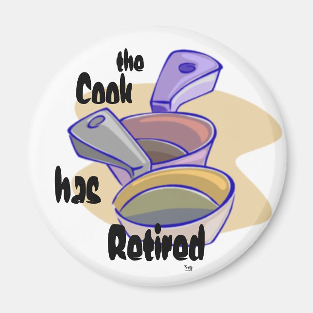 Retrött Cook Magnet (Framsidan)