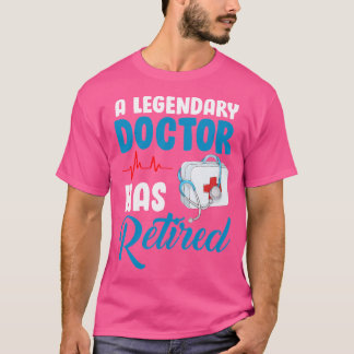 Retrött Doktor Pension Shirt for Retiring Medic T Shirt