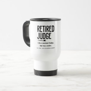 Retrött domare resemugg