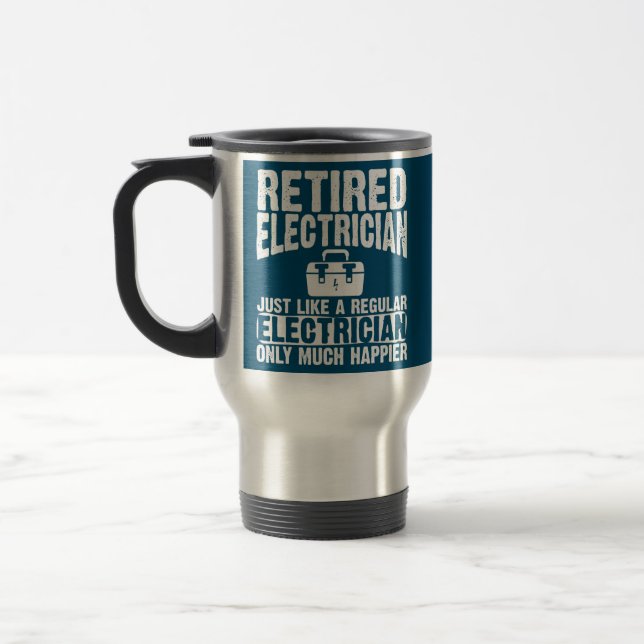 Retrött Electrician Apparel Funny Electrician Resemugg (Vänster)